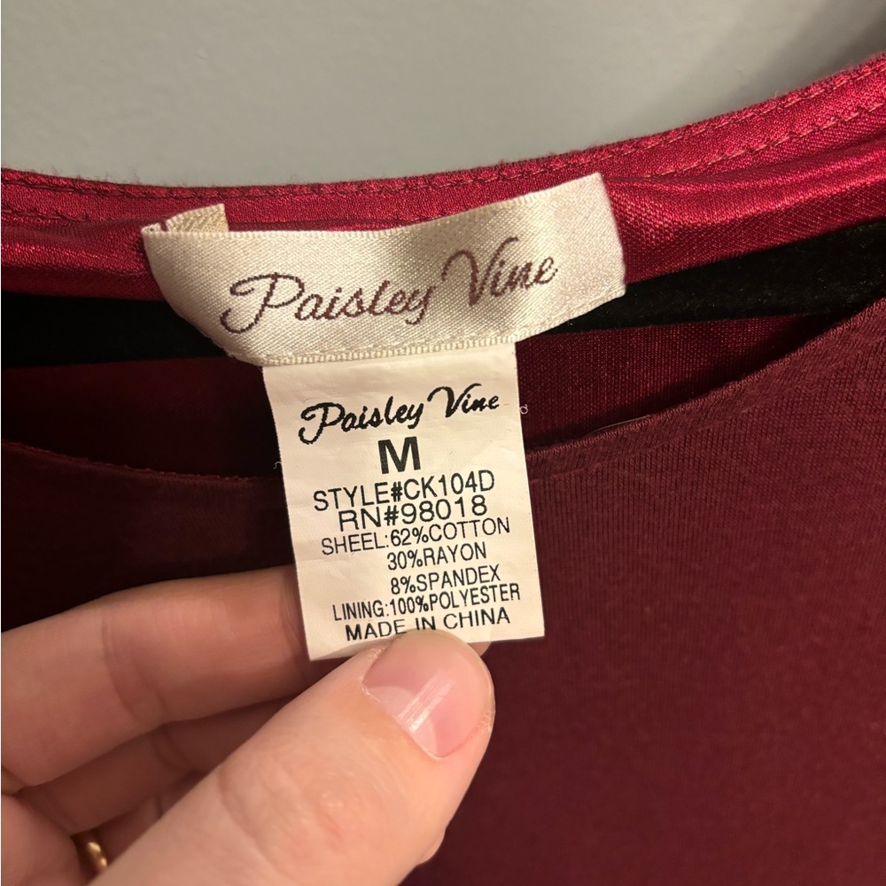 Red Wine Tunic 🍷 - Picture 2 of 5